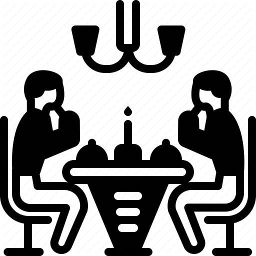 Dinner, Eatery, Edible, Party, People, Restaurant Icon