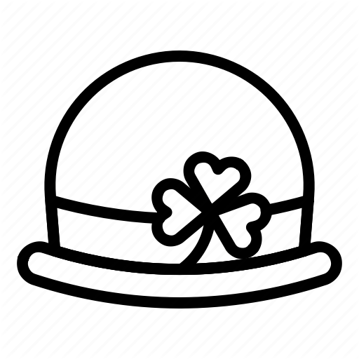 Clover, Fashion, Hat, Saint Patrick Icon