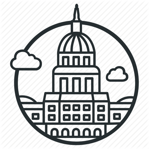 America, House, Landmark, President, Usa, Washington, White Icon