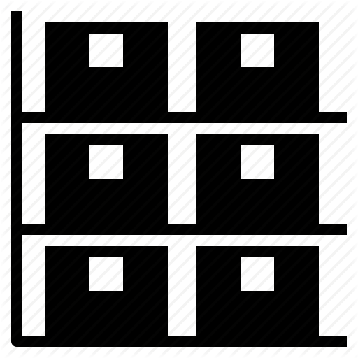 Warehouse Glyph Icon Logistic And Delivery Stock Vector