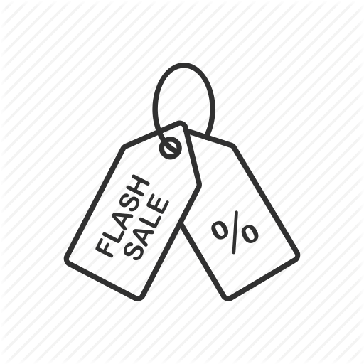 Flash, Flash Sale, Percent, Promo, Sale, Sign, Tag Icon