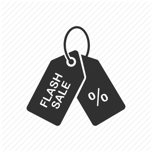 Flash Sale, Promo, Sale, Tag Icon