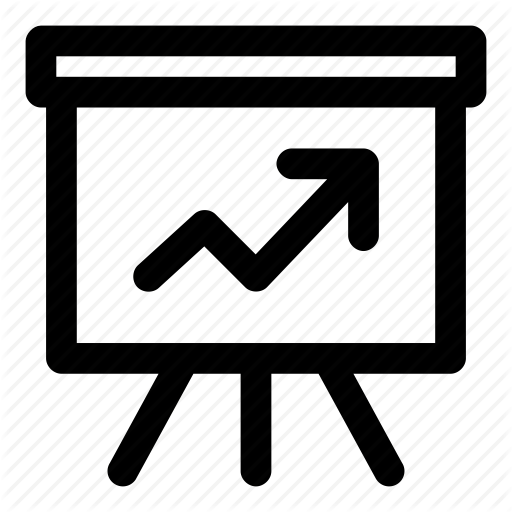 Graph, Marketing, Presentation, Sales, Screen Icon