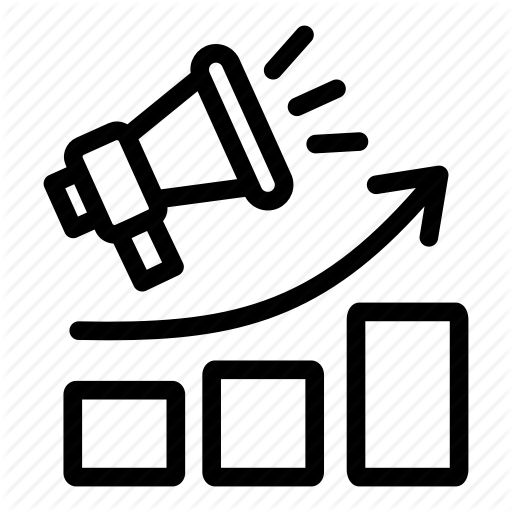 Broadcast, Chart, Marketing, Report, Sales Icon