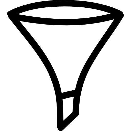 Funnel Hand Drawn Symbol Icons Free Download