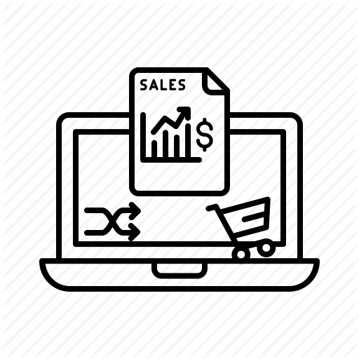 Analytics, Cart, Chart, Ecommerce, Online, Report, Sales Icon