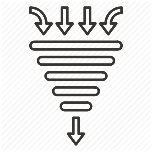 Conversion, Filter, Funnel, Generation, Lead, Marketing, Sales Icon