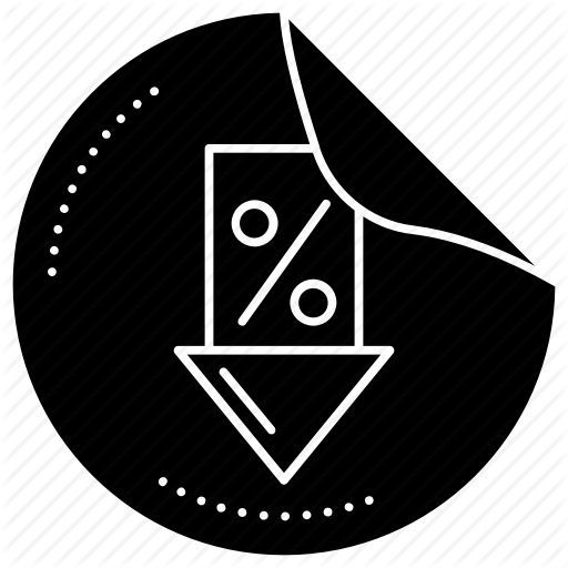 Business And Finance, Discount, Percent, Percentage, Sales, Tax Icon