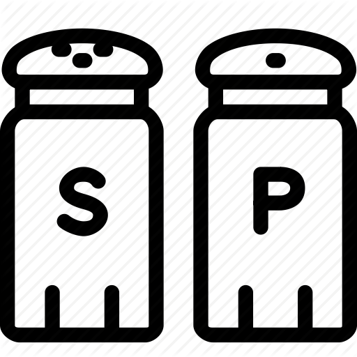 Pepper, Restaurant, Salt, Spices Icon