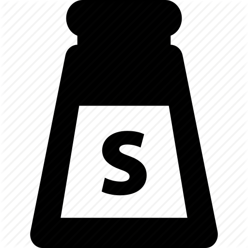 Dressing, Food, Salt, Shaker Icon