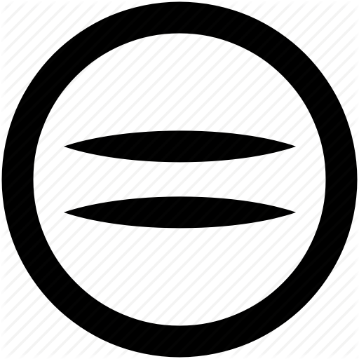 Circled, Equal, Equality, Exact, Same Icon