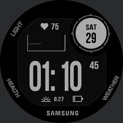 Orange Light Garmin Instinct For Samsung For Huawei Watch