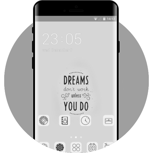 Quote Dreams Free Android Theme U Launcher