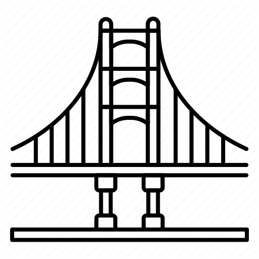 Bridge, Francisco, Gate, Golden, San Icon