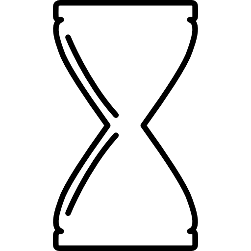Sand Clock Outline Icons Free Download