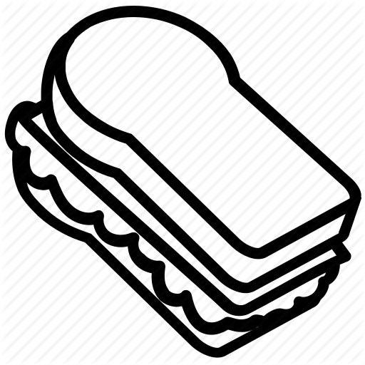 Breakfast, Fast, Food, Ham, Lunch, Sandwich Icon