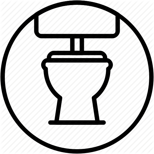 Sanitary, Sanitation, Toilet Bowl, Toilete, Wc Icon