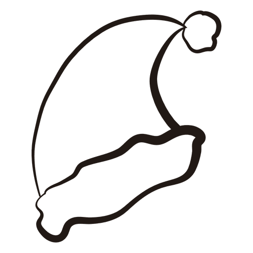 Santa Hat Stroke Icon
