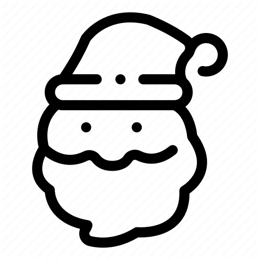 Avatar, Beard, Christmas, Claus, Face, Hat, Santa Icon