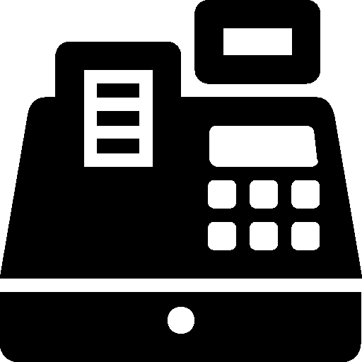 Pictures Of Cash Register Icon Black And White