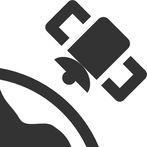 Orbit, Satellite Icon