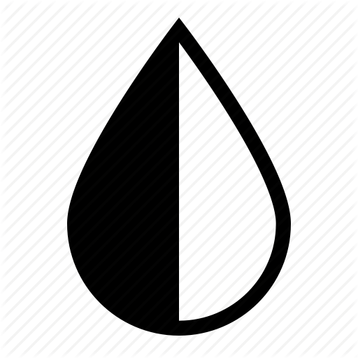 Contrast, Drop, Rain, Saturation, Water, Weather Icon