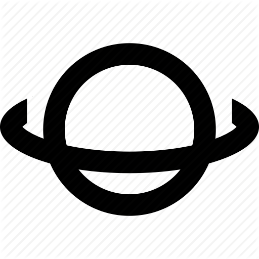 Astronomy, Galaxy, Planet, Saturn Icon