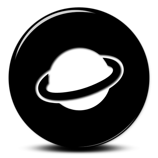 Rings Of Planet Saturn Icon