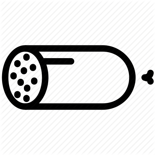 Eating, Meat, Sandwich, Sausage Icon