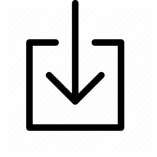 Download, Enter, Receive, Save Icon