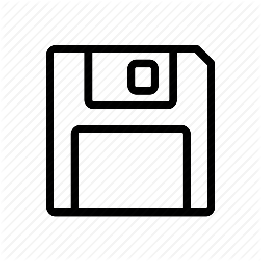 Apple, Classic, Diskette, Floppy Disk, Save, Save As, Saving Icon