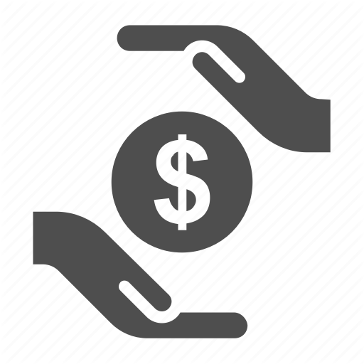 Dollar, Hand, Money, Save Money Icon