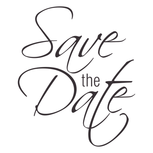 Download Free Png Save The Date Typography Pn Dlpng