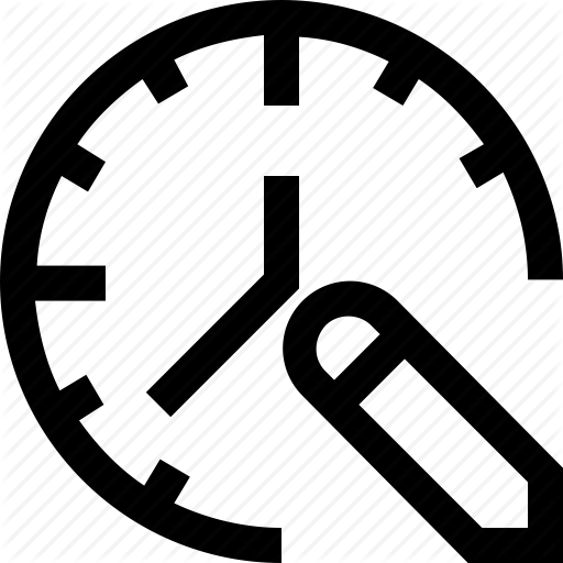 Alarm, Clock, Pencil, Save, Time, Watch, Write Icon