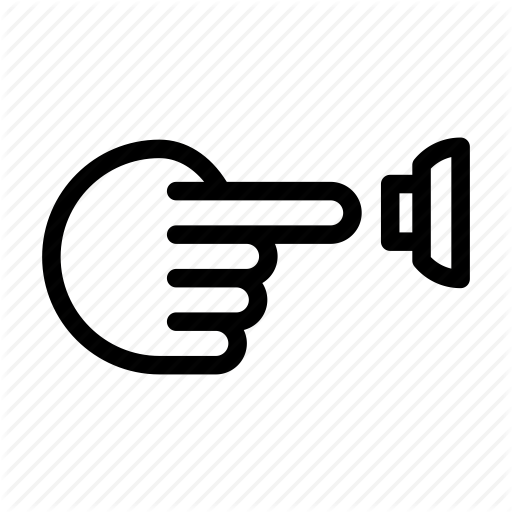 Icon Doorbell Door Doorbell Gesture Hand Press Ring Touch Icon