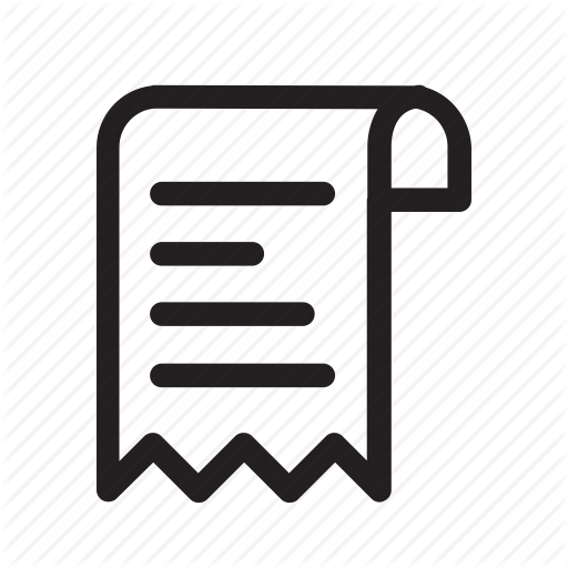 Bill, Cash, Financial, Invoice, Paper, Pay Icon