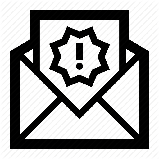 Email, Junk, Mail, Phishing, Scam, Spam, Virus Icon