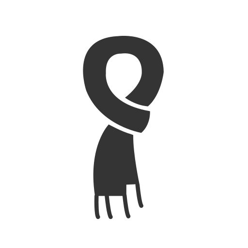 Scarf Icon Free Of Clothing Icons Black