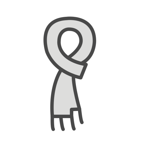 Scarf Icon Free Of Clothing Icons Fill