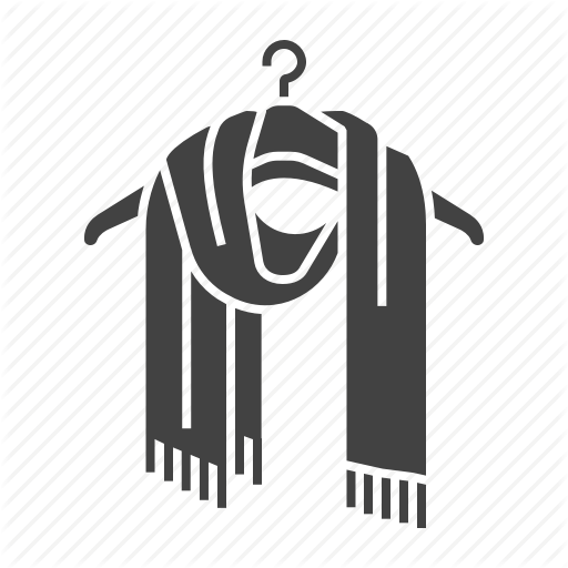 Clothes, Knitting, Scarf Icon