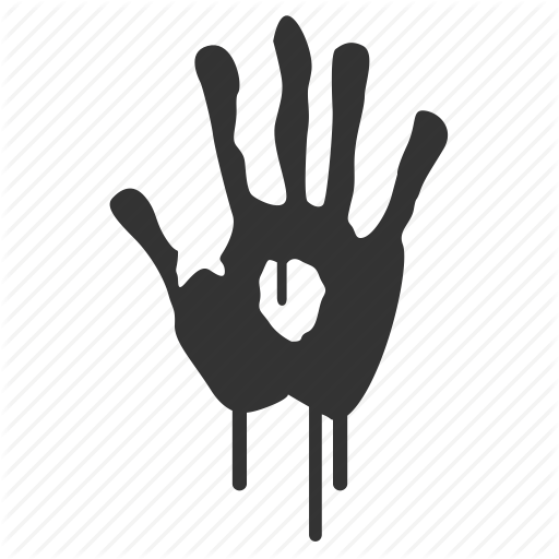 Blood, Evidence, Halloween, Hand, Horror, Scary, Victim Icon