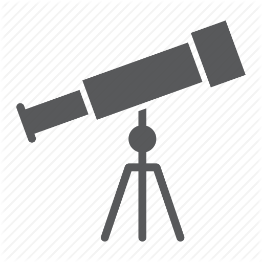 App, Astronomy, Education, Magnify, School, Science, Telescope Icon