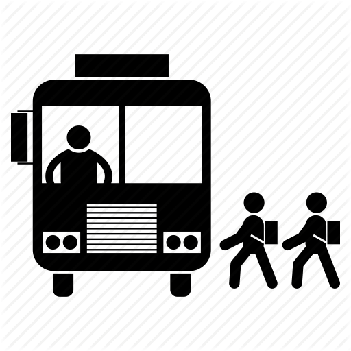 Bus, School, Student, Transparent Png Image Clipart Free Download