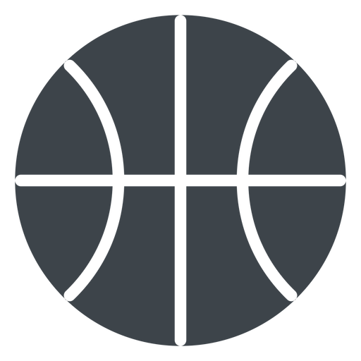 Basketball Ball Flat School Icon