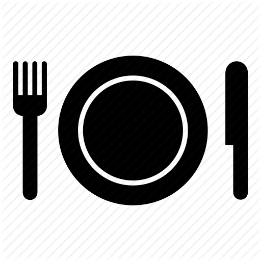 Dinner, Food, Lunch, Meal, Place Setting, Restaurant, School Icon