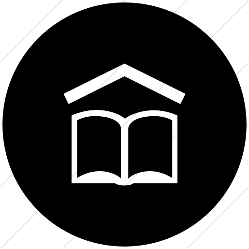 Flat Circle White On Black Ocha Humanitarians