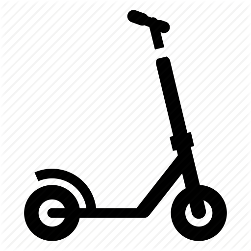 Kid, Kids, Scooter, Transportation, Wheel Icon