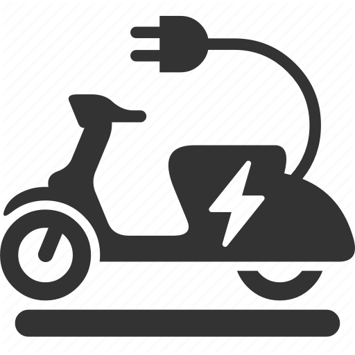 Electric, Ev, Motorcycle, Scooter Icon