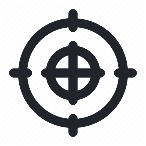 Aim, Army, Military, Scope, Target, War Icon