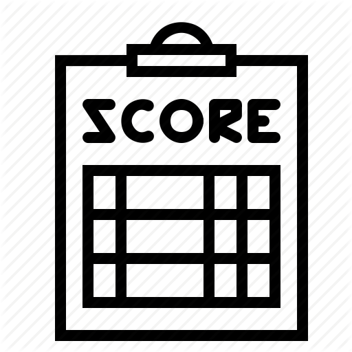 Pad, Paper, Score, Scorecard Icon